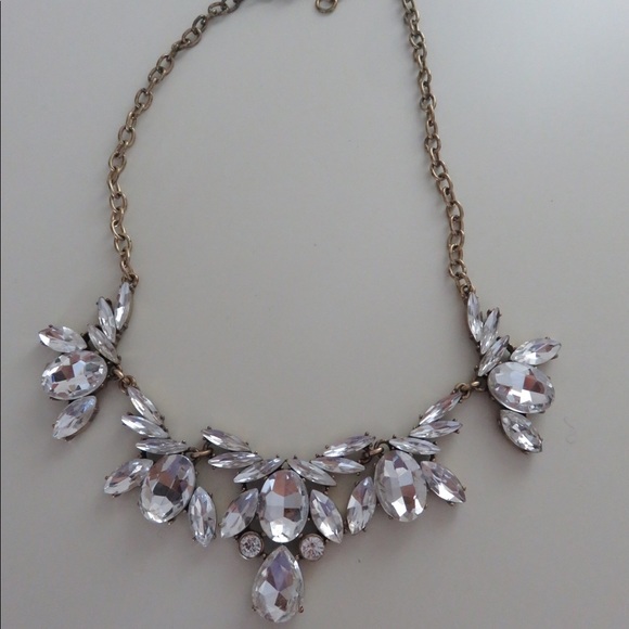 J. Crew Jewelry - J. Crew Preppy Silver Statement Necklace